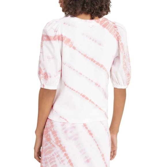 SPLENDID Celeste Puffed Sleeve Tie Dyed Top - NWT - Size Medium - Picture 2 of 4